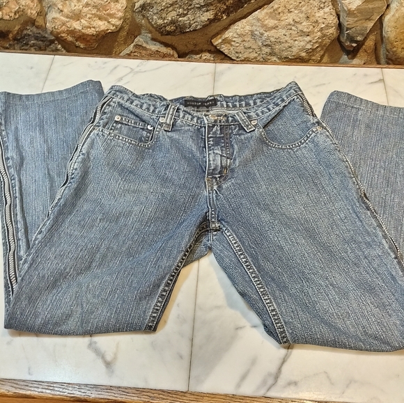 VTG Bobson Jeans Side Zipper Blue Jeans - Picture 3 of 12